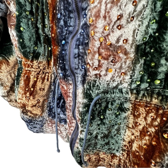 Vintage Styleworks Quilted Velour Jacket - Picture 4 of 6